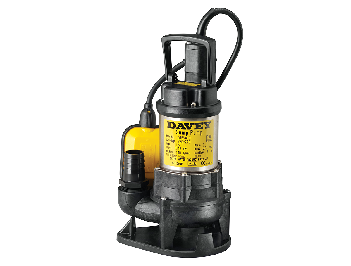 Davey D15VA Vortex Sump Pump
